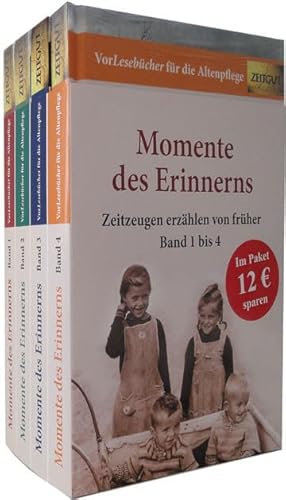 Momente des Erinnerns 1 - 4: Vorlesebücher für die Altenpflege (VorLesebuch für die Altenpflege)