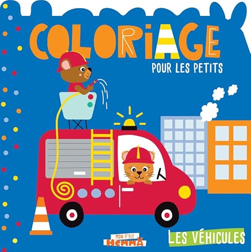 Mon P'tit Hemma Coloriage pour les petits - Les véhicules (Camion de pompier) von Hemma