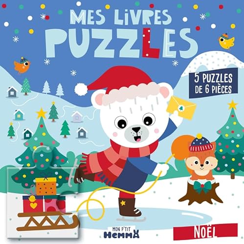 Mon P'tit Hemma - Mes Livres puzzles - Noël - 5 puzzles de 6 pièces von HEMMA
