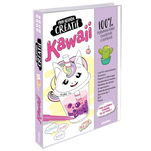 Mon agenda créatif Kawaii 2025-2026 von PLAY BAC