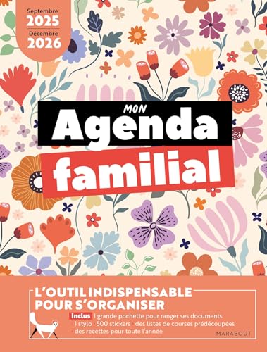 Mon agenda familial: Septembre 2025 - Décembre 2026 von MARABOUT