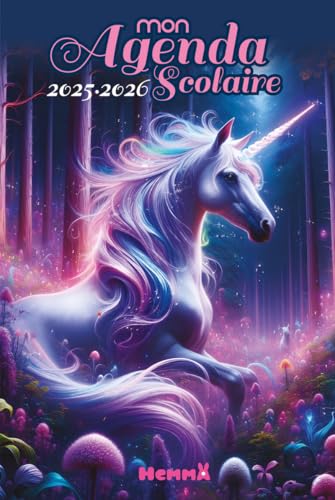 Mon agenda scolaire 2025-2026 (Licorne féérique) von HEMMA