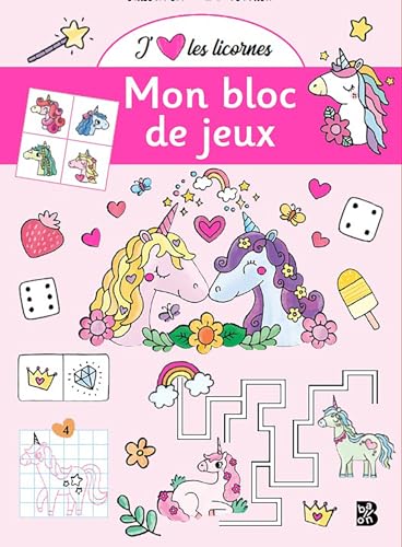 Mon amie la licorne: bloc de jeux 2024 (Mon amie la licorne, 1) von Ballon Kids