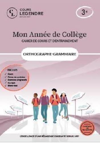 Mon année de collège - 3ème orthographe-grammaire-cahier de cours et d'entraînement: Cours – Fiches de synthèse – Exercices – Corrigés - Bilans-test ... ou pas Bilan-test et juste Sujets brevet Mon année de collège - 3ème orthographe-grammaire-cahier de cours et d'entraînement: Cours – Fiches de synthèse – Exercices – Corrigés - Bilans-test ... ou pas Bilan-test et juste Sujets brevet von EDICOLE