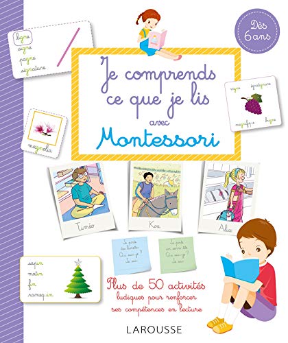 Mon cahier Montessori je comprends ce que je lis