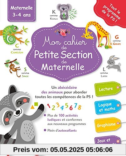 Mon cahier de Petite Section de Maternelle