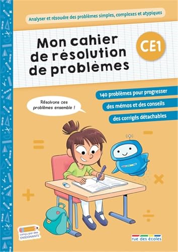 Mon cahier de résolution de problèmes CE1: pour un entraînement progressif Mon cahier de résolution de problèmes CE1: pour un entraînement progressif von RUE DES ECOLES