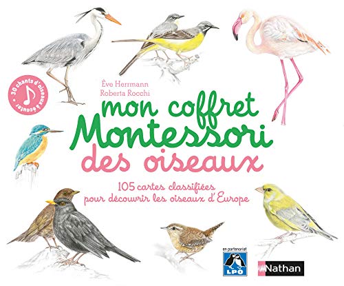 Mon coffret Montessori des oiseaux: 105 cartes classifiées pour découvrir les oiseaux d'Europe