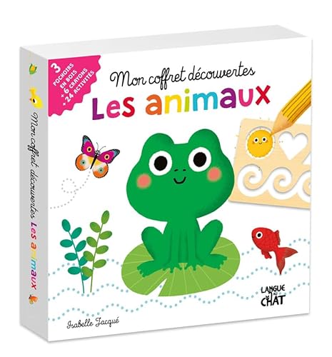Mon coffret decouvertes - Les animaux: Avec 3 pochoirs en bois, 6 crayons, 24 activités Mon coffret decouvertes - Les animaux: Avec 3 pochoirs en bois, 6 crayons, 24 activités
