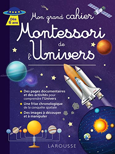 Mon grand cahier Montessori de l'Univers