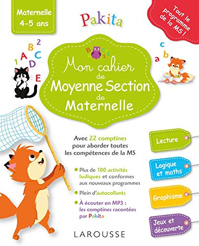 Mon grand cahier de Moyenne section: Maternelle 4-5 ans