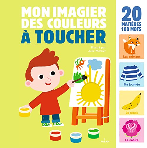 Mon grand imagier des couleurs à toucher von Milan