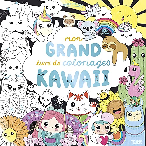Mon grand livre de coloriages - Kawaii von Fleurus
