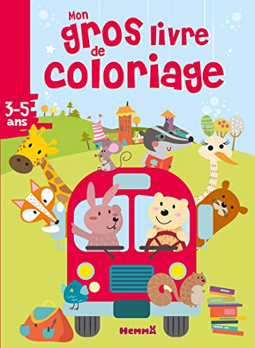 Mon gros livre de coloriage (Bus animaux) von HEMMA