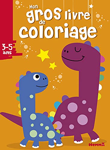 Mon gros livre de coloriage (Dinosaures) (3-5 ans) von Hemma