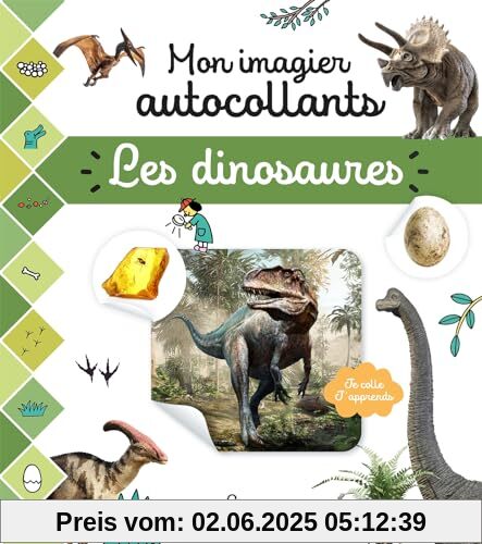 Mon imagier autocollants - Les dInosaures