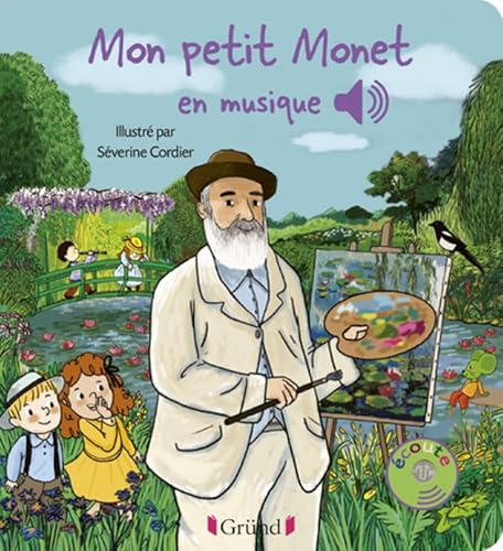 Mon petit Monet en musique - Livre sonore avec 6 puces - Dès 1 an