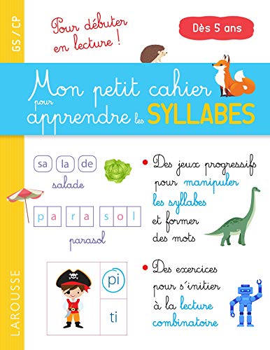 Mon petit cahier pour apprendre les SYLLABES von Larousse