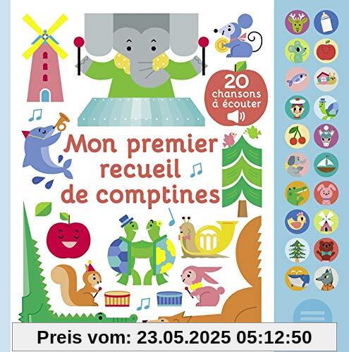 Mon premier recueil de comptines : 20 chansons à écouter Mon premier recueil de comptines : 20 chansons à écouter