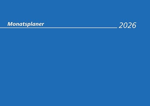Monatsterminkalender 2026 29,7x21 1M/1S - Drahtkammbindung mit Aufhänger - 989-0015 Monatsterminkalender 2026 29,7x21 1M/1S - Drahtkammbindung mit Aufhänger - 989-0015 von ZETTLER Kalender