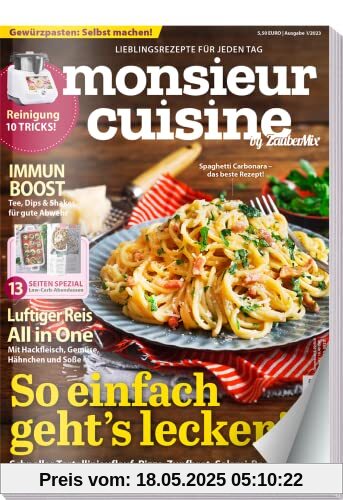 Monsieur Cuisine by mein Zaubertopf 01/23 - Immun Boost - All in One - Abendessen Spezial - 71 Rezepte