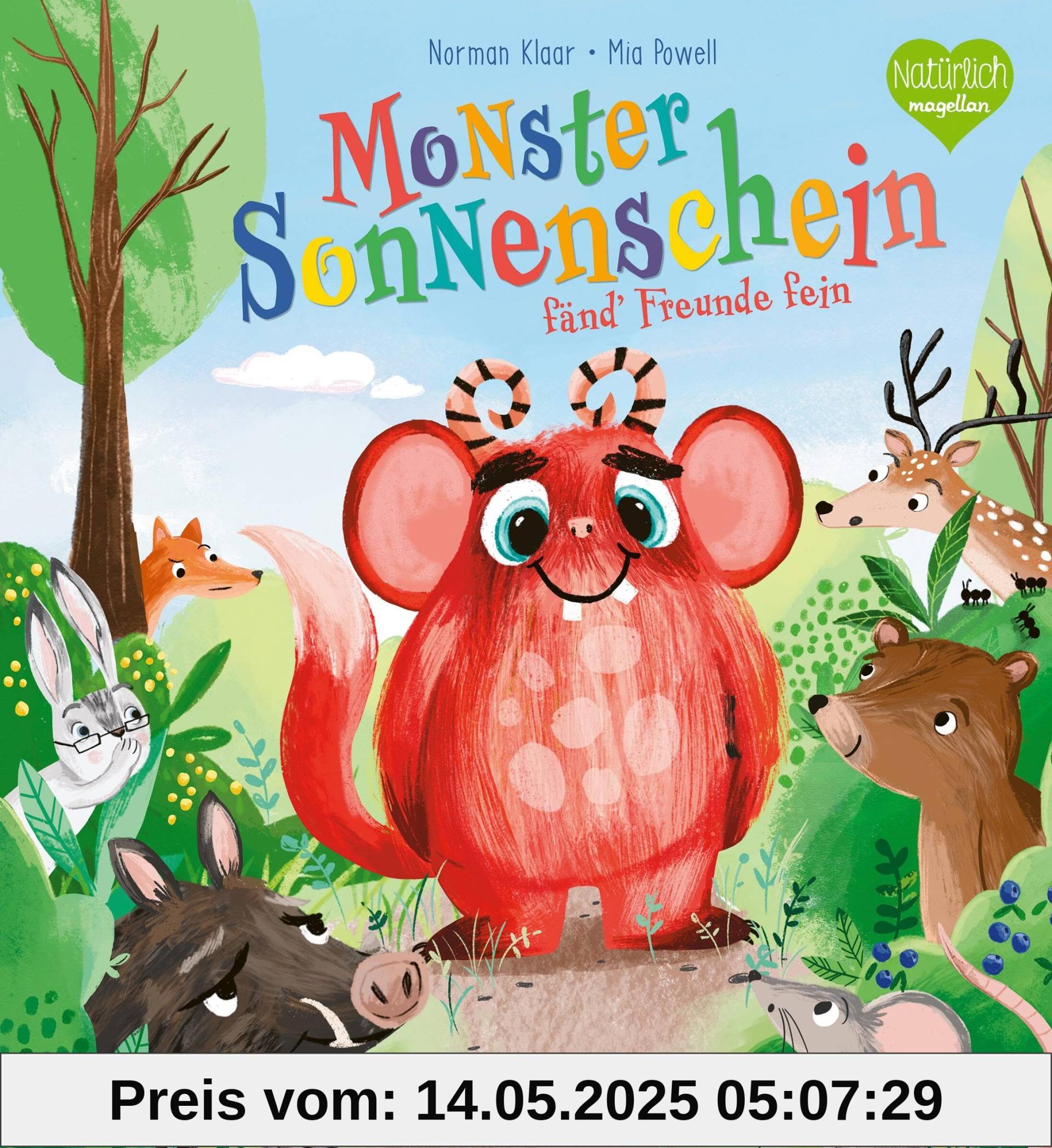Monster Sonnenschein fänd' Freunde fein: Bilderbuch ab 4 Jahren über Freundschaft und Akzeptanz