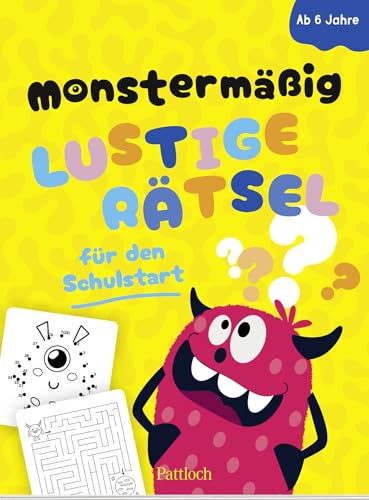 Monstermäßig lustige Rätsel für den Schulstart (Kleine Geschenke zur Einschulung & für die Schultüte) von Pattloch Geschenkbuch