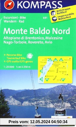 Monte Baldo Nord 1 : 25 000