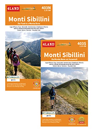 Monti Sibillini 1:25.000 Monti Sibillini 1:25.000 von 4Land