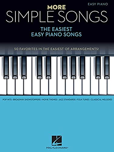 More Simple Songs: The Easiest Easy Piano Songs: Klavierpartitur, Sammelband für Klavier von HAL LEONARD