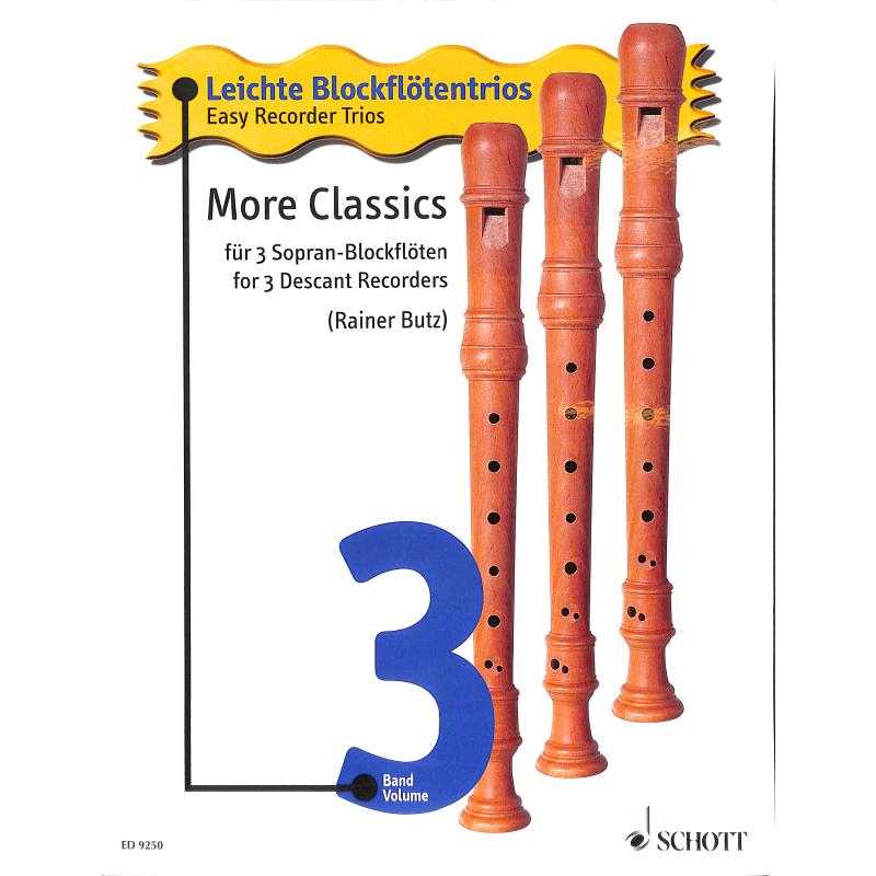 More classics - leichte Blockflötentrios 3