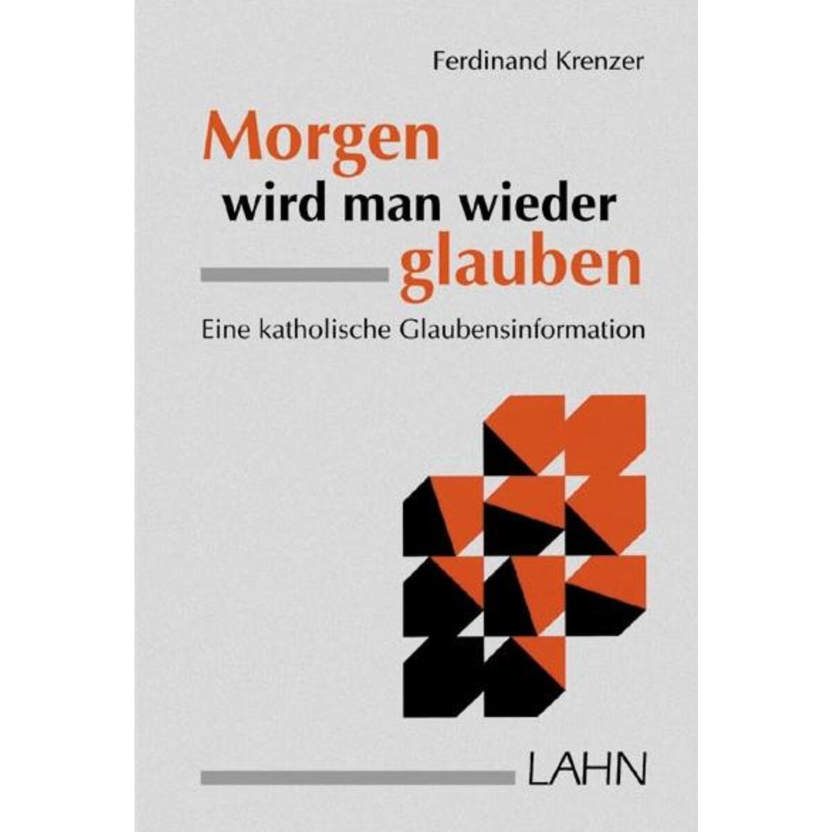 Morgen wird man wieder glauben (1 Stück) von Butzon und Bercker