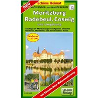 Moritzburg, Radebeul, Coswig und Umgebung 1 : 20 000. Radwander- und Wanderkarte