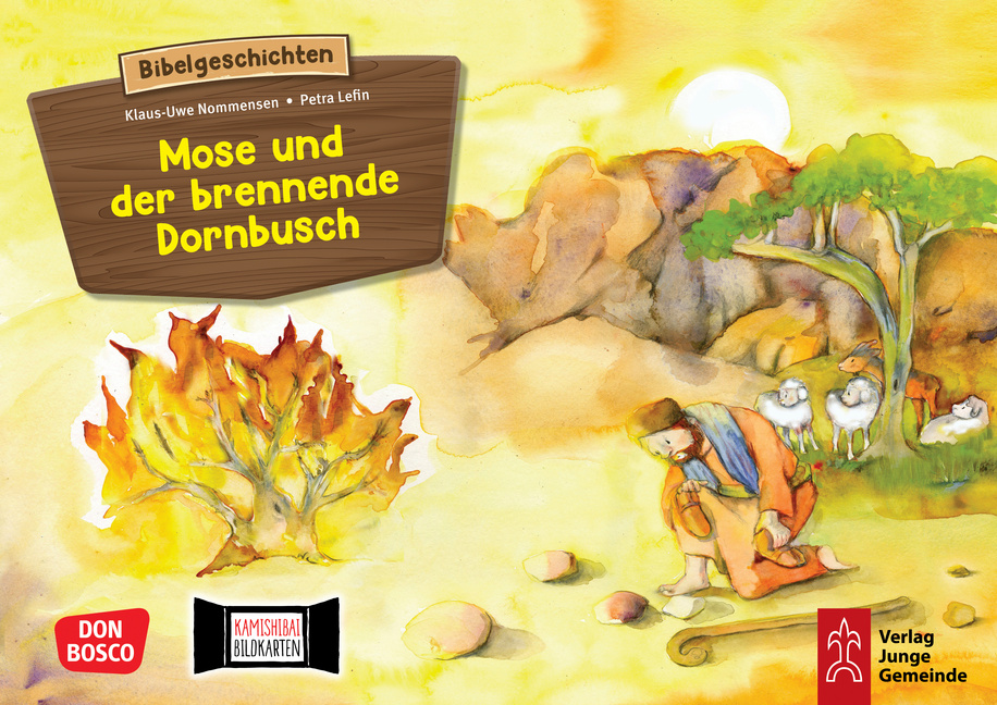 Mose und der brennende Dornbusch. Exodus Teil 4. Kamishibai Bildkartenset. Mose und der brennende Dornbusch. Exodus Teil 4. Kamishibai Bildkartenset. von Don Bosco Medien