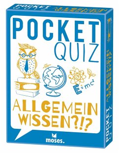Moses MOS00019 - Poket Quiz, Allgemeinwissen?!?!, Fragespiel, Mitbringspiel, Reisespiel von moses. Verlag