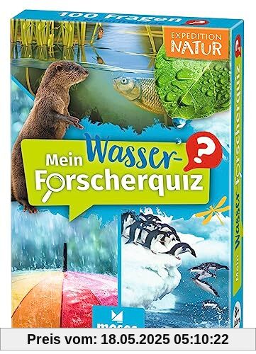 Moses. Expedition Natur - Mein Wasser-Forscherquiz, 100 spannende Fragen rund ums Wasser, für Kinder ab 8 Jahren Moses. Expedition Natur - Mein Wasser-Forscherquiz, 100 spannende Fragen rund ums Wasser, für Kinder ab 8 Jahren