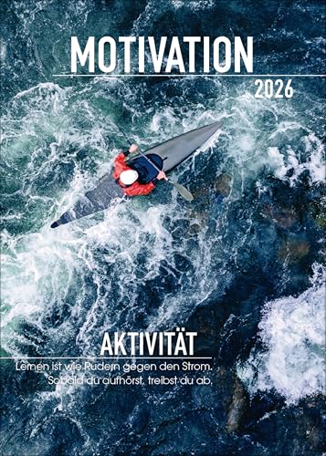 Motivation 2026: Wandkalender für Erfolg und Produktivität mit motivierenden Sprüchen. DIN A3 von Korsch Verlag