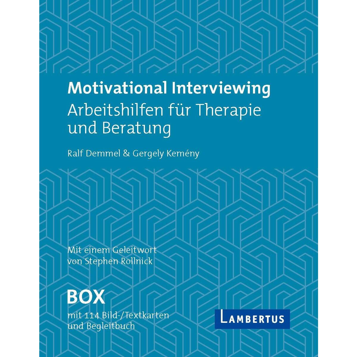 Motivational Interviewing Box mit Fragekarten Motivational Interviewing Box mit Fragekarten von Lambertus-Verlag