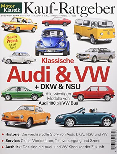 Motor Klassik Kaufratgeber VW + Audi von Motorbuch Verlag