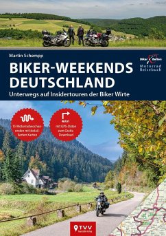 Motorrad Reiseführer Biker Weekends Deutschland von TVV Touristik-Verlag GmbH
