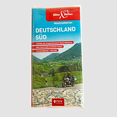 Motorradkarten Set Deutschland Süd: BikerBetten Tourenkarten 1:300 000 von Touristik-Verlag Vellmar
