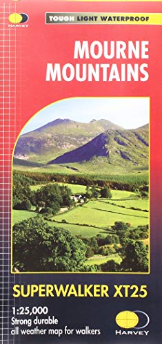 Mourne Mountains (Superwalker XT25) von Harvey Map Services Ltd