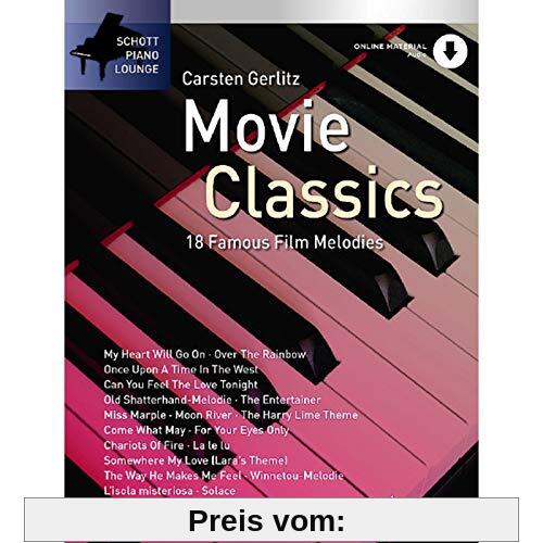 Movie Classics 1: 18 bekannte Filmmelodien. Klavier. (Schott Piano Lounge)