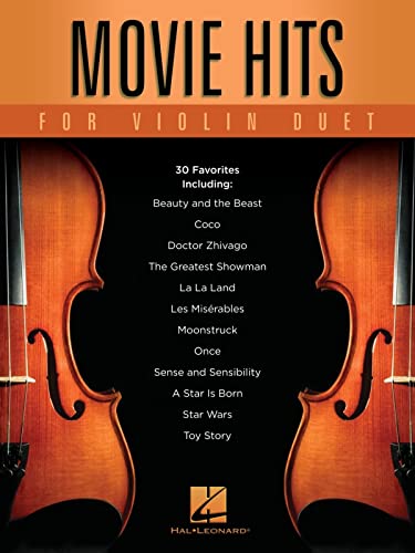 Movie Hits for Violin Duet von HAL LEONARD