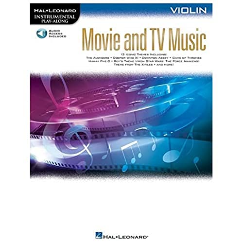Movie and TV Music for Violin: Instrumental Play-Along Series [With Access Code] (Hal-Leonard Instrumental Play-Along)