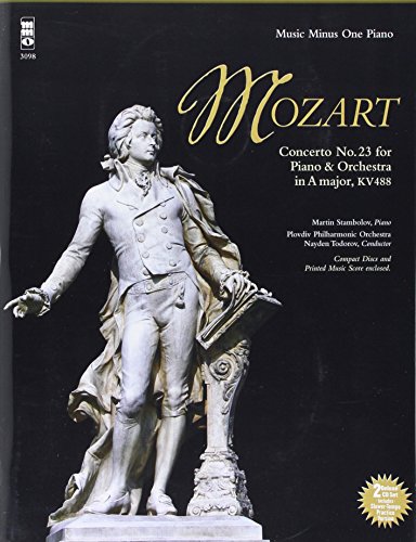 Mozart - Concerto No. 23 in a Major, Kv488: Music Minus One Piano (Music Minus One (Numbered)) von Music Minus One
