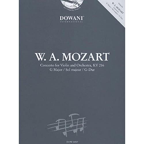 Mozart: Concerto for Violin and Orchestra Kv 216 in G Major