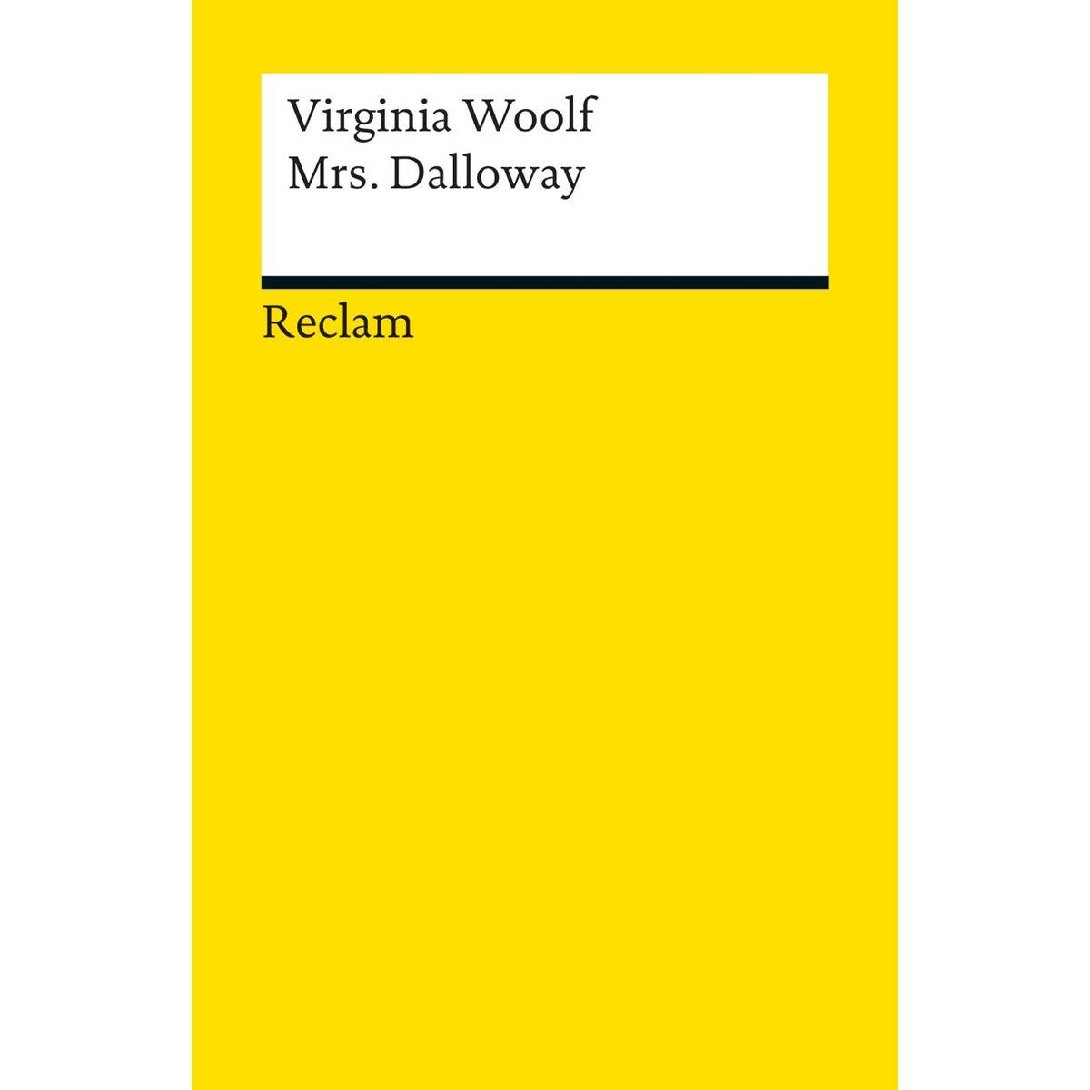 Mrs. Dalloway Mrs. Dalloway von Reclam Philipp Jun.