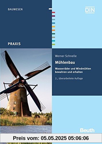 Mühlenbau: Wasserräder und Windmühlen bewahren und erhalten (Beuth Praxis)