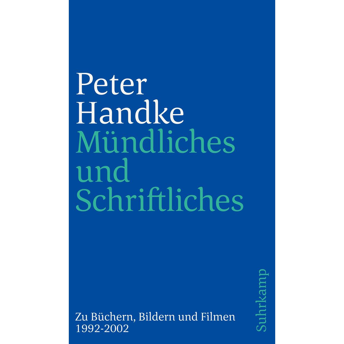 Mündliches und Schriftliches von Suhrkamp Verlag AG